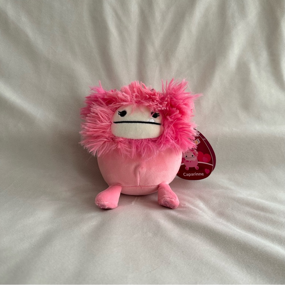 5” Caparinne the Pink Valentines Bigfoot Squishmallow BNWT